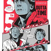 Back to the future 35th anniversary film poster. Film, Traditional illustration, Poster Design, and Vector Illustration project by deano_mason - 11.25.2020