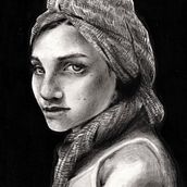 Mi Proyecto del curso: Retrato realista con lápiz de grafito. Pencil Drawing, and Portrait Drawing project by Elizabeth Mavares - 11.26.2020
