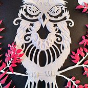Paper Owl. Paper Craft project by Graciana Moreira Justo - 11.26.2020