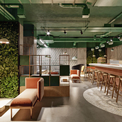 Kafe shop. 3D, 3D Modeling, ArchVIZ, Retail Design & Interior Design project by Raluca Bobaru - 05.15.2020