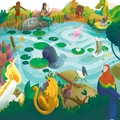 Foclore - Herança Cultural. Children's Illustration project by Gustavo Seabra - 11.27.2020