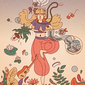 Meditate! My approach on doodles . Digital Illustration project by Inga Sałek - 11.27.2020
