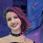 Colibrí tigre. Un progetto di Illustrazione digitale, Disegno di ritratti e Pittura digitale di Andrea Bracho - 27.11.2020
