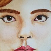 Mi Proyecto del curso: Retrato en acuarela a partir de una fotografía. Watercolor Painting project by Rocío Santos Vazquez - 12.16.2020