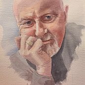 Self-portrait in watercolour. Watercolor Painting project by Ellison Stephenson - 11.27.2020