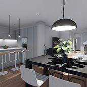 Rehabilitación integral de vivienda en Valencia. Un proyecto de Animación 3D, Arquitectura y Arquitectura interior de Roberto Vila Núñez - 27.11.2020