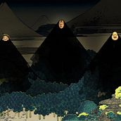 Mi Proyecto del curso: THE CURSED MASK Ein Projekt aus dem Bereich Animation, 2-D-Animation, Bildende Künste, Kino, Kino, Video und TV, Collage und Malerei von valentinagoncalves_arq_esc - 28.11.2020