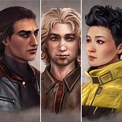 3 diseños de personajes; proyecto personal. Concept Art, and Character Design project by Iida Kiela - 11.28.2020