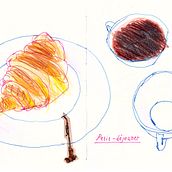 Sketchbok of Paris. Drawing, Traditional illustration, Pencil Drawing, Sketchbook, and Sketching project by Martin - 11.28.2020