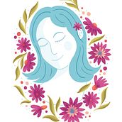 My project in Illustrated portraits with botanical elements course. Un proyecto de Ilustración botánica e Ilustración tradicional de dypcbd - 28.11.2020