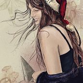 My project in Illustrated Portraits with Procreate course. Projekt z dziedziny R, sunek c i frow użytkownika Tania Cher - 28.11.2020