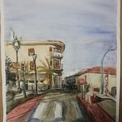 Mi Proyecto del curso: Paisajes urbanos en acuarela. Un proyecto de Arte urbano, Bellas Artes, Dibujo, Dibujo a lápiz, Dibujo artístico, Ilustración arquitectónica, Pintura y Pintura a la acuarela de Fran Castellano - 29.11.2020