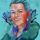  Retrato ilustrado con Procreate  --- sensei (caloncho). Creativit project by Édgar Zarate - 11.29.2020