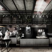 Design Coffee Bar. 3D Modeling, and 3D Design project by Tănase Mihai Stefan - 06.20.2020
