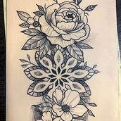Mi Proyecto del curso: Tatuaje para principiantes. Tattoo Design project by Saray Ruiz - 11.29.2020