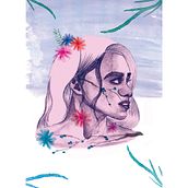 Caos . Un proyecto de Dibujo a lápiz, Dibujo de Retrato, Ilustración tradicional, Pintura a la acuarela y Pintura digital de sesscery - 29.11.2020