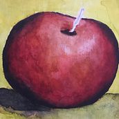 Apple. Projekt z dziedziny Malowanie akwarelą użytkownika Marion Valentin - 30.11.2020