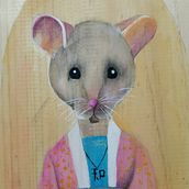 Mi Proyecto del curso: Acuarela sobre madera. Watercolor Painting project by Camila Alexandra Aguayo Bellido - 11.30.2020