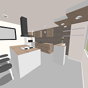 Mi Proyecto del curso: Diseño de interiores para espacios multifuncionales. Arquitetura de interiores projeto de Angeli Caldera - 03.12.2020