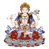 Avalokiteshvara digital art. Projekt z dziedziny Design, Malarstwo c, frowe, Trad, c, jna ilustracja i Grafika wektorowa użytkownika Rade Anđelković - 30.11.2020
