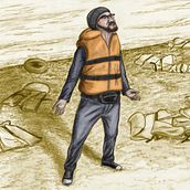 Refugee - the story of a Syrian young man. Comic, Stor, and telling project by Jules Calis - 12.01.2016
