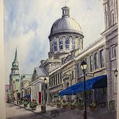 Marche Bonsecours, Montreal. Un proyecto de Ilustración arquitectónica de Masooma Naqvi - 01.12.2020