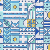 My project in Design of Textile Prints course. Graphic Design project by tsipiwa - 12.11.2020