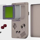 3D GameBoy. 3D Animation, and Motion Graphics project by Nicola - 12.01.2020