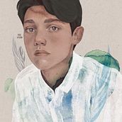 Mi Proyecto del curso: Retrato ilustrado con Procreate. Un proyecto de Dibujo de Retrato de Ana Vázquez - 01.12.2020
