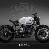 BMW R100 RS. Een project van Auto-ontwerp van Sergio Toribio - 26.11.2020