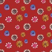 Pattern floral . Drawing, and Botanical Illustration project by Alice Silva de Araujo - 12.02.2020