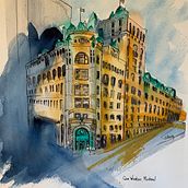 Montreal Memories. Architectural Illustration project by jonody - 12.01.2020