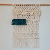 Meu projeto do curso: Introdução ao macramê: criação de um tapete decorativo. Un proyecto de Macramé de Inês Couto - 02.12.2020