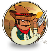 Bandido. Digital Drawing, and Digital Illustration project by Sebastian Hernández - 07.27.2013
