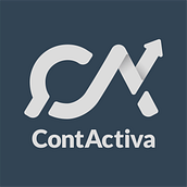 Mi Proyecto del curso: Contactiva - Empresa de asesoría contable y financiera . Un progetto di Br, ing, Br, identit, Creatività e Direzione artistica di Dario Silva Quecan - 02.12.2020