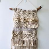 Mi Proyecto del curso: Introducción al macramé: creación de un tapiz decorativo. Un proyecto de Macramé de a_teresaruiz - 03.12.2020