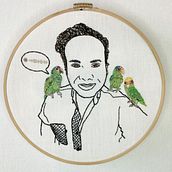 Mi Proyecto del curso: Creación de retratos bordados. Arts, Crafts, and Embroider project by Zoé Martinez - 12.03.2020