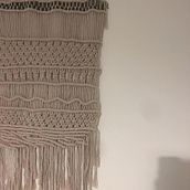 My project in Introduction to Macramé: Creation of a Decorative Tapestry course . % peny_sake tarafından hazırlanan Makrome projesi - 12.03.2020
