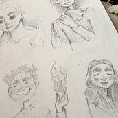 inside my sketchbook. Un progetto di Character design e Disegno di tasbeeh nasrou - 03.12.2020
