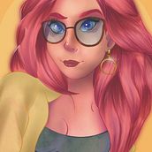 Mi Proyecto del curso: Retrato de personajes femeninos con Procreate. Traditional illustration project by Luis Santos - 12.03.2020