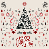 Minimalist Christmas. Un progetto di Pattern design di Aileen Velis - 03.12.2020