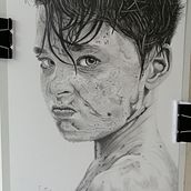 Mi Proyecto del curso: Retrato realista con lápiz de grafito. Pencil Drawing project by javiermellizo29 - 12.04.2020