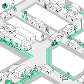 infografia DONES I PERSONES NO BINÀRIES EN BICI. Traditional illustration project by Tonina Matamalas - 04.07.2020