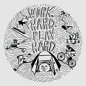 T-shirt design for American brand of active equipment Ein Projekt aus dem Bereich Traditionelle Illustration von Snizhana Honcharenko - 10.05.2020