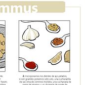 Receta hummus . Ilustrasi tradisional proyek oleh Ángela Curro - 12.04.2020