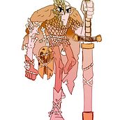 CURSED KNIGHT. Un proyecto de Dibujo e Ilustración tradicional de Xelu Astroguaje - 05.10.2019