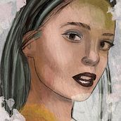 Mi Proyecto del curso: Retrato ilustrado con Procreate. Un projet de Esquisse  de Luu Bellingeri - 05.12.2020