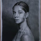 Mi Proyecto del curso: Retrato realista al carboncillo. Portrait Drawing project by abelrubel - 12.08.2020