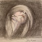 Chiaroscuro of head. New project. Desenho projeto de Denise - 05.12.2020
