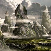 Matte Painting: Ruta Montañosa Ein Projekt aus dem Bereich Digitale Zeichnung, Design, Grafikdesign, Digitalfotografie, Traditionelle Illustration, Digitale Illustration, L, schaftsbau und Digitale Malerei von Aydeé Alejandra Peraza Del Valle - 06.12.2020